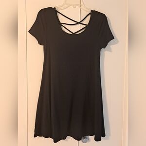 Short Sleeve Little Black Dress